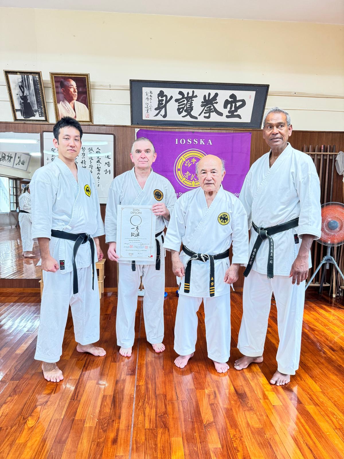 Hohe Dan-Prüfung in Okinawa am 02.10.2024