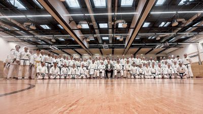 45 Jahre Jubiläums-Lehrgang mit Hanshi Shimabukuro Zenpo (10. Dan)