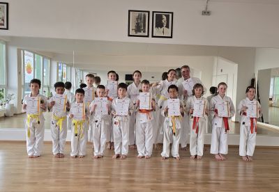 Gürtelprüfung der Mittelstufe in der Budo Akademie München